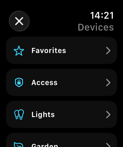 Reach the right control · Apple Watch